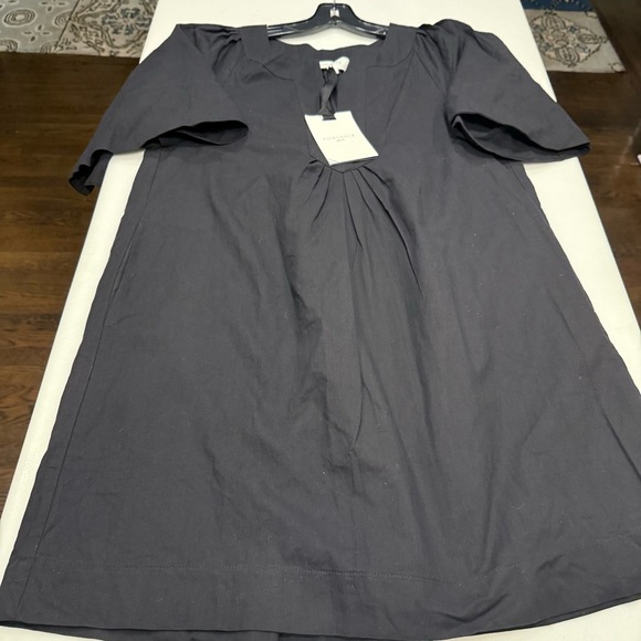 Pomander Place by Tuckernuck Black Finley Flutter Sleeve Dress sz L NWT - Picture 9 of 12